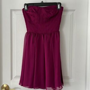 GUESS strapless formal dress